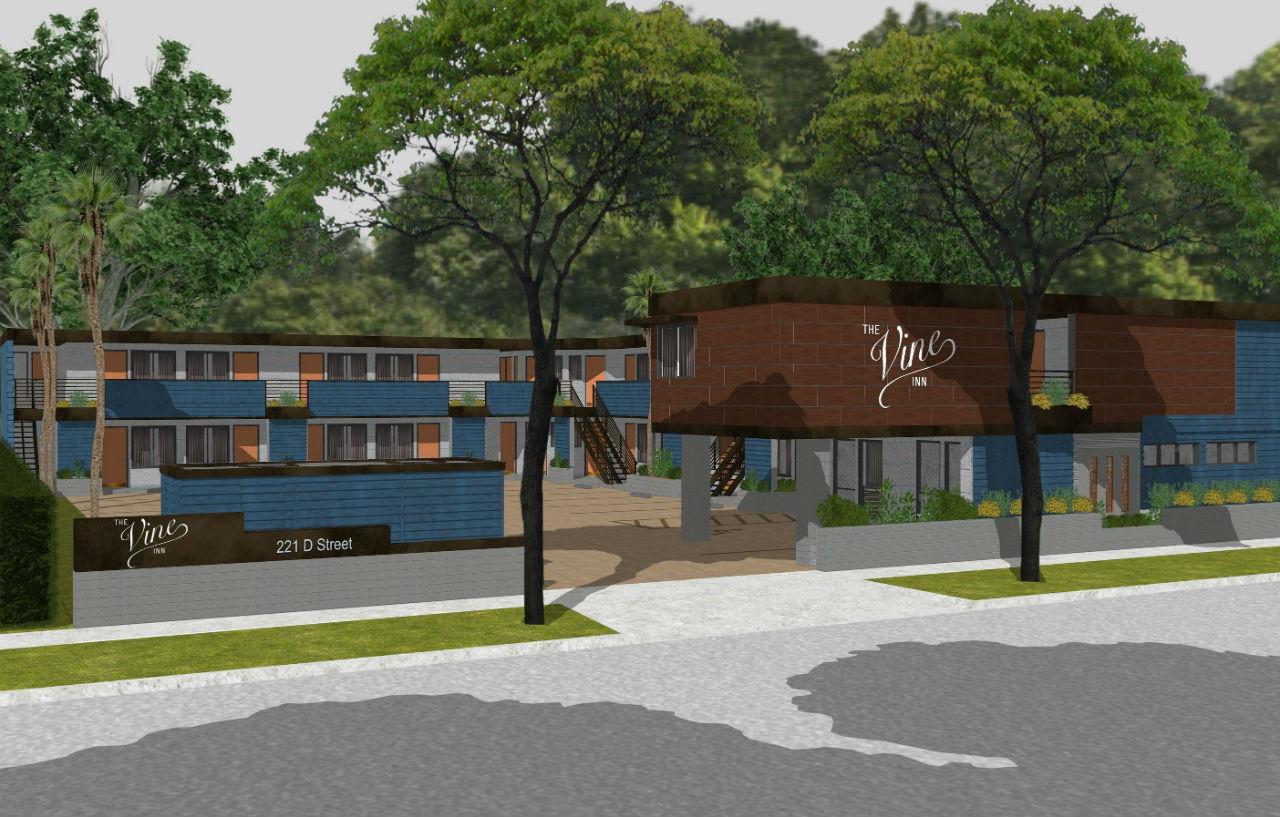 The Vine Inn Davis Exterior foto